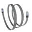 U4 80G Type-C Male-to-Male Braided Cotton Flat Cable