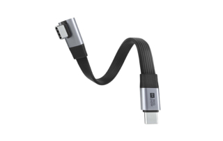 U4 80G Type-CM-CM Medium Bend 90° High-Speed Data Cable