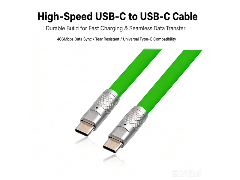 240W/40Gbps silicone charging cable - 图片 3