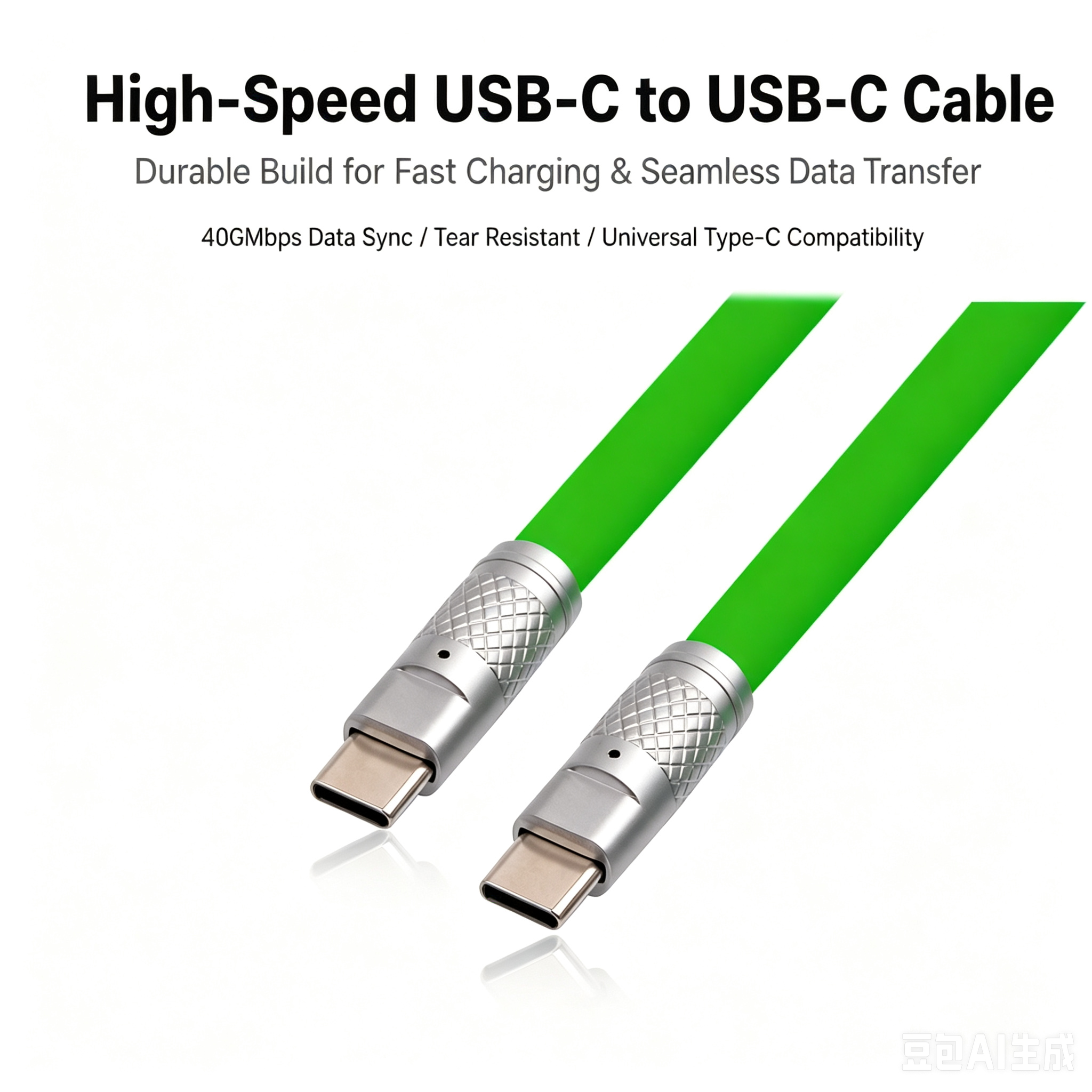 240W/40Gbps silicone charging cable - 图片 5