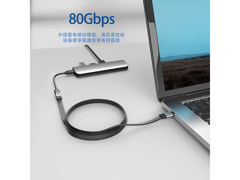 U4 80G Type-C Male to Female Extension cable data - 图片 5