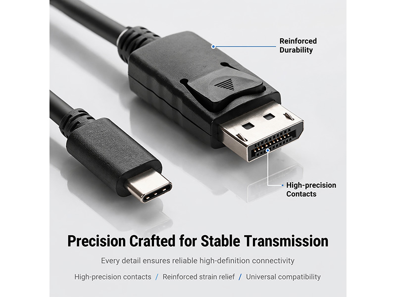 USB Type-C to DP male high-definition video cable - 图片 4