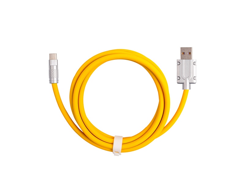 240W/40Gbps silicone charging cable - 图片 3