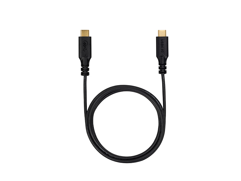 The USB4 100W injection molded high-speed data cable