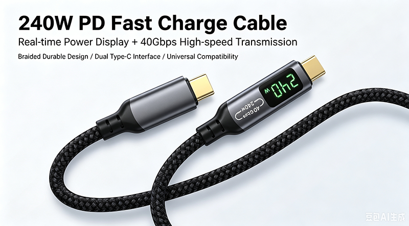 aluminum shell digital USB4 data cable - 图片 4