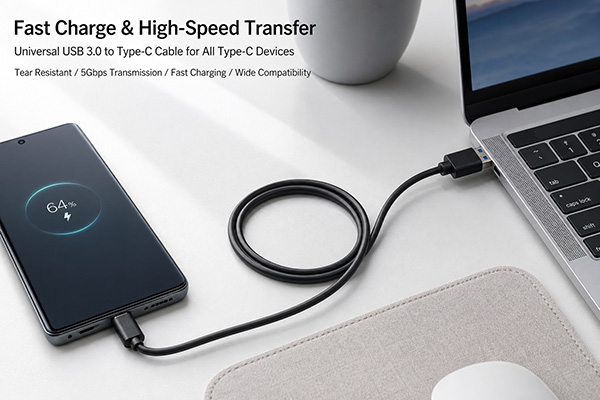 USB Type-C revolves around USB 3.0 high-speed data cable - 图片 6