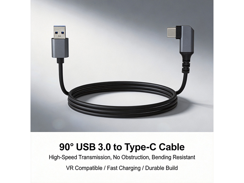 The USB Type-C male 90 ° data cable - 图片 3