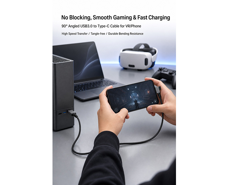 The USB Type-C male 90 ° data cable - 图片 7