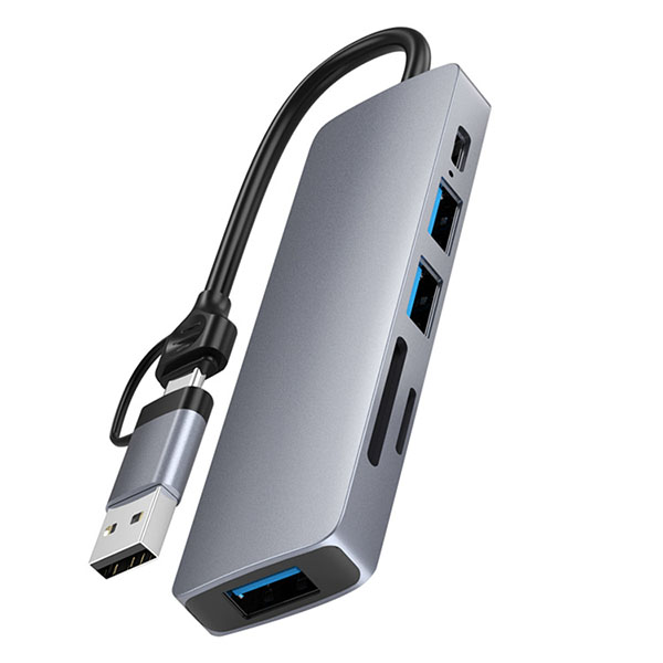 2-in-1 six-in-one Type C USB A HUB extender - 图片 5