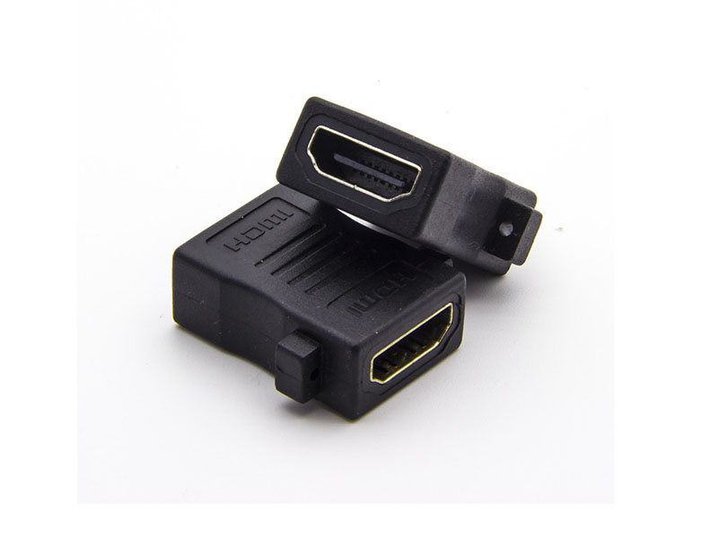 90-degree HDMI A female to A female ear-type high-definition adapter - 图片 4
